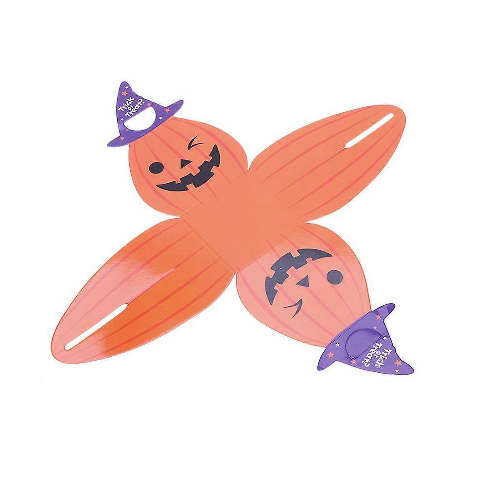 Halloween Candy Box Orange for Candy Storage 24Pcs Portable Pumpkin Pattern