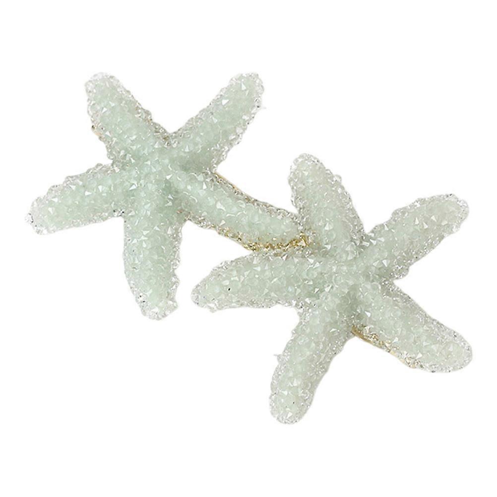 It sounds like you're describing a product listing or looking to create a compelling product title or description for **light green glitter sea star