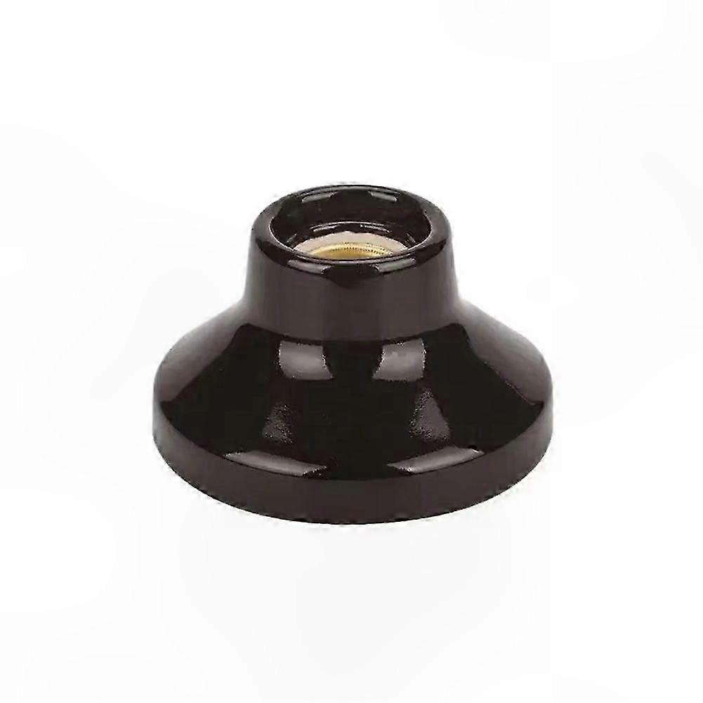 Ceramic Lamp Socket Base for LED Lighting in Bedroom Settings