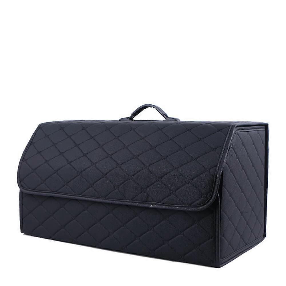 Car Boot Bags Leather Folding Storage Box for Tesla Model X (6/7 Seats) 20152018 Large Capacity Trunk Organizer