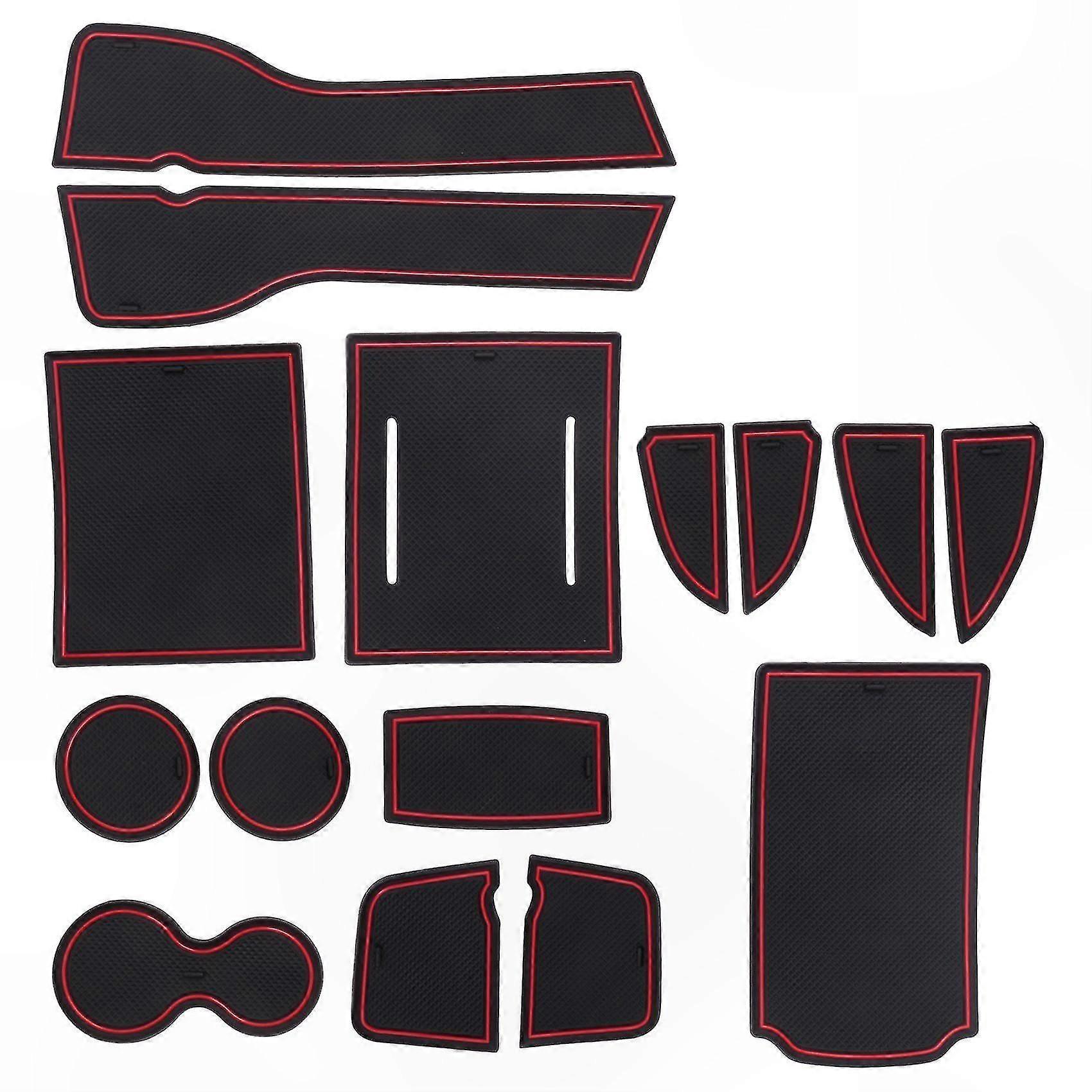 Non-Slip Door Slot Pad for 11th Gen Gate Cushion, Console Liner Accessory with Cup Mat Feature