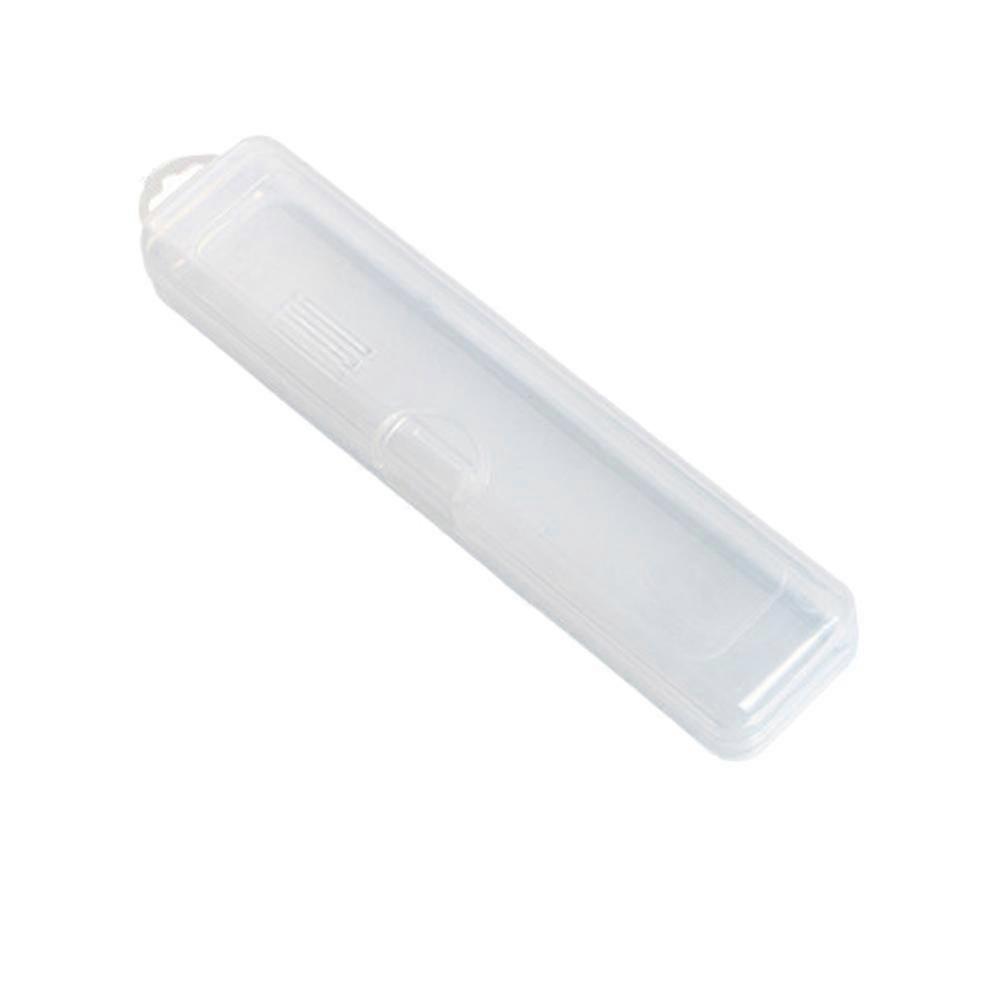 Boîte de rangement de brosse de maquillage transparente portable étanche à la poussière outils de maquillage