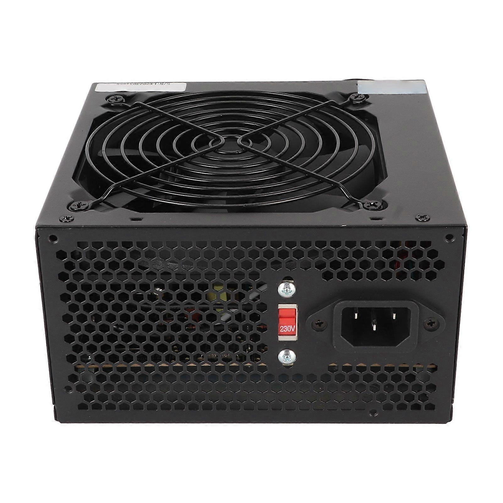 400W Power Supply Rated 250W Temperature Control Safety Protection Desktop System Power for Computer 110/