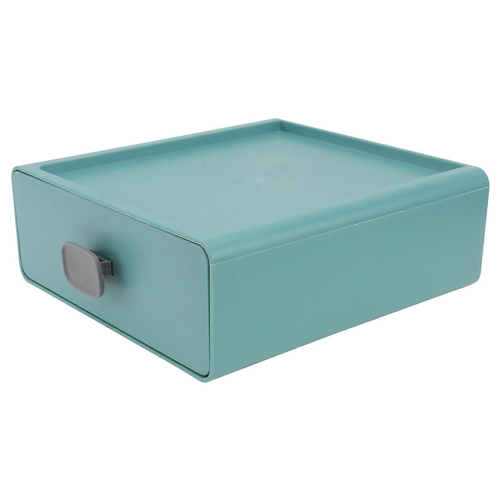 Plastic Sorting Box Drawer Type for Household Storage 2Pcs Organizing Box