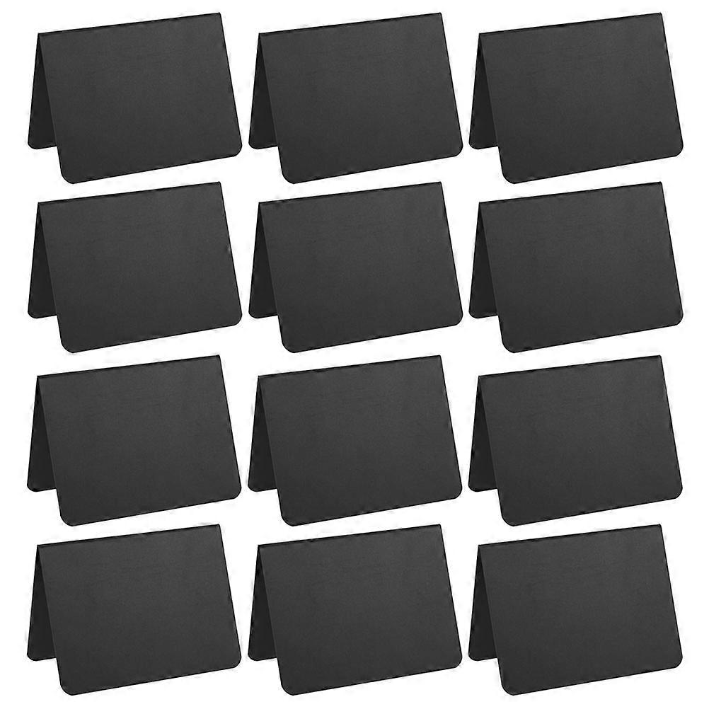 Mini Blackboard Tabletop Double-Side Chalkboard for 48Pcs