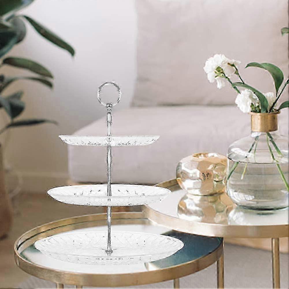 Cupcake Stand 3-tier Cake Stand Dessert Stand Tea Party Tiered Serving Platter Fruit Display Stand Pastry Serving TrayCupcake Stand 3-tier Cake Stand