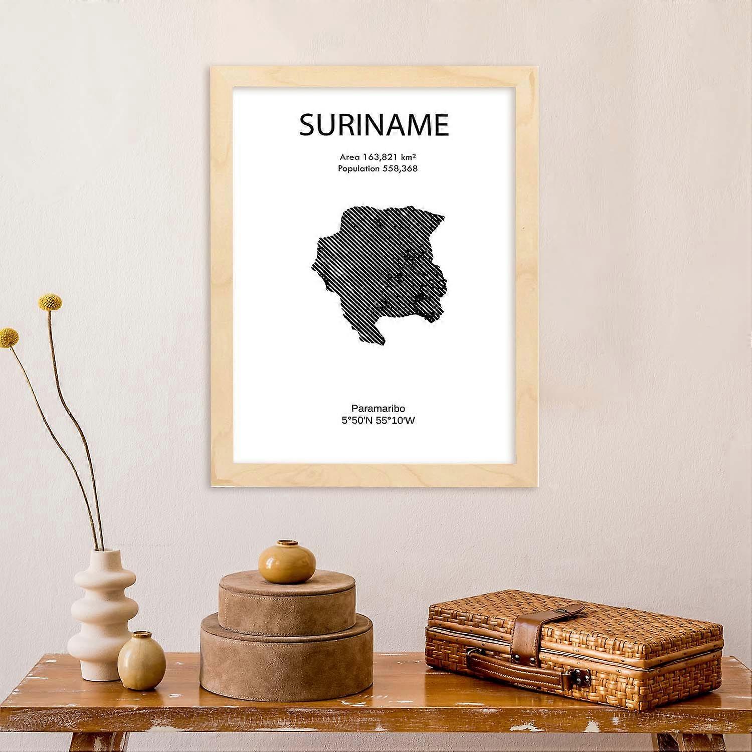 Suriname Imprimer le monde