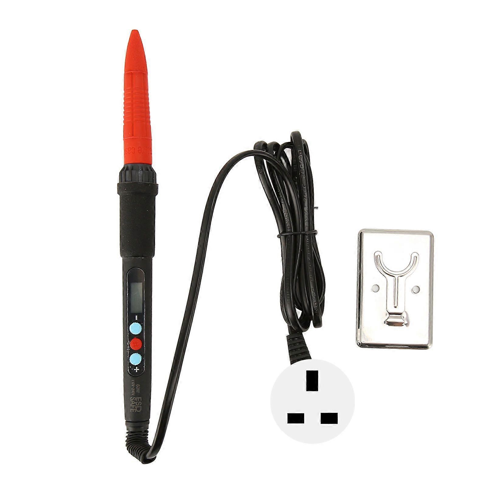 Digital Soldering Iron Kit Universal Electric Soldering Iron with LCD Screen for 3D Printer Accessories 110240V Digital Soldering Iron UK Plug