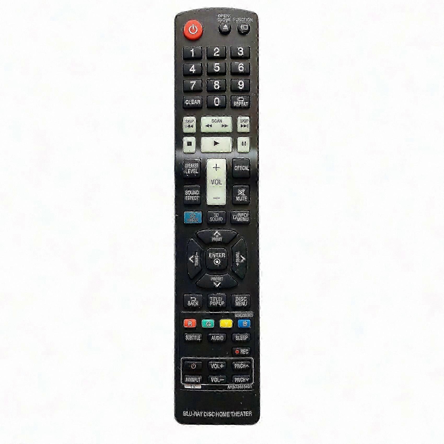 Universal 3D Blu-Ray Wireless Remote Control for Home Theater Systems AKB73635401 AKB73375504 Replacement