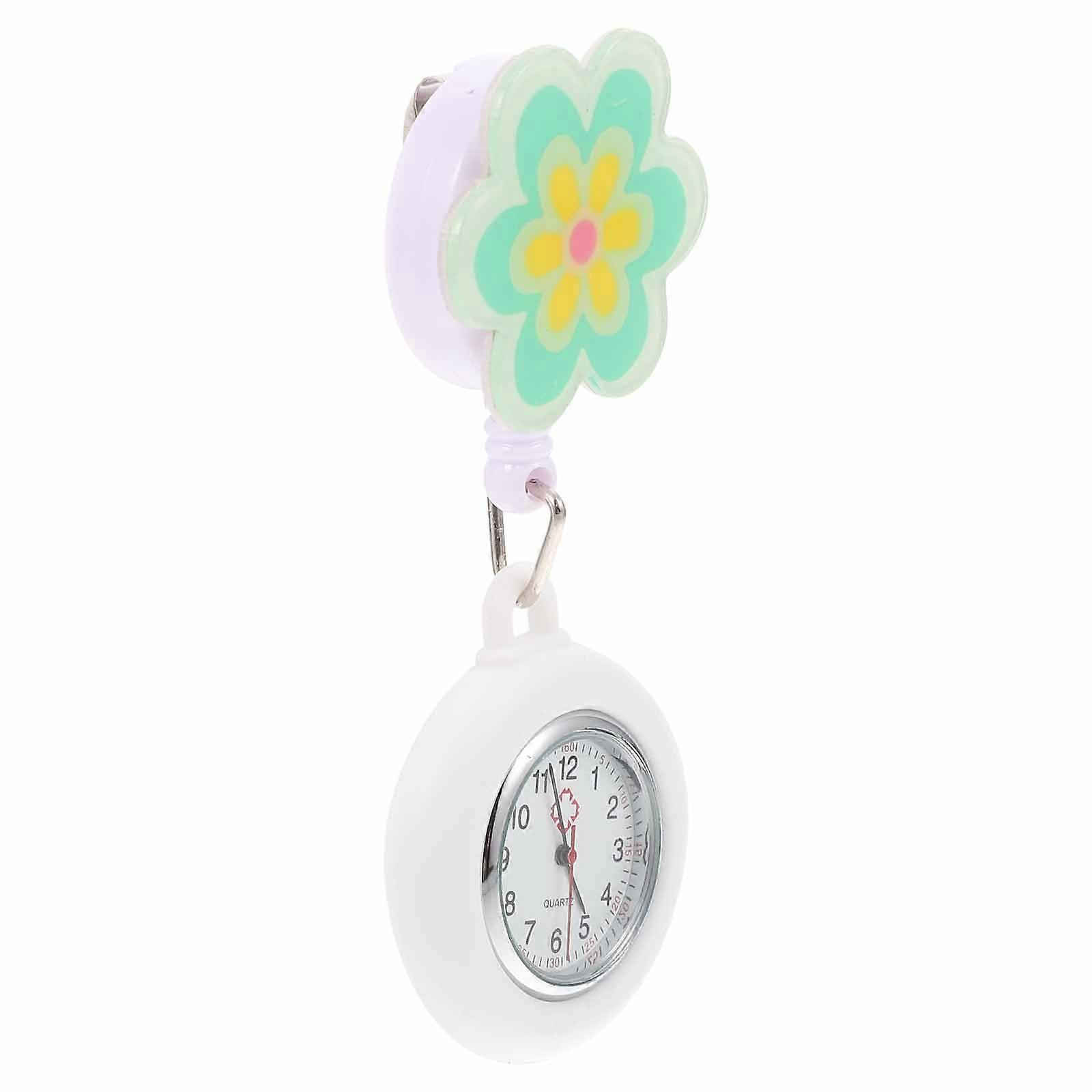 Nurse Watch Quartz Clip-on Watch for Nurse Use Portable Luminous