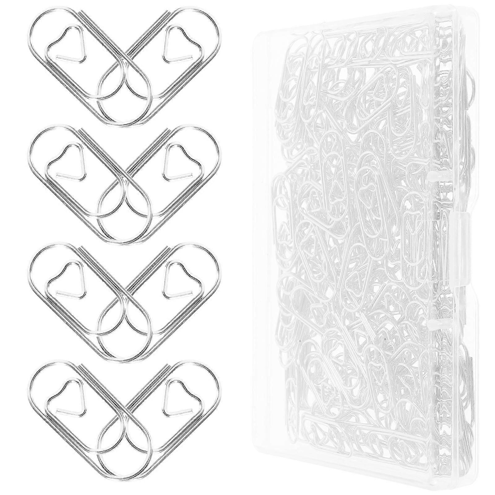 Document Clips Paper Clip for Study Use Metal Silver Organizing 150Pcs