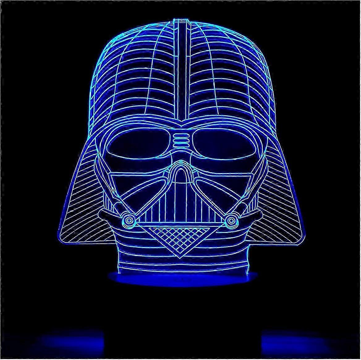 3D Illusion Platform Night Lights Touch Switch 7 Color Change USB Power LED Desk Lamp for Home Decorations or Holiday Gifts (Bb-8)