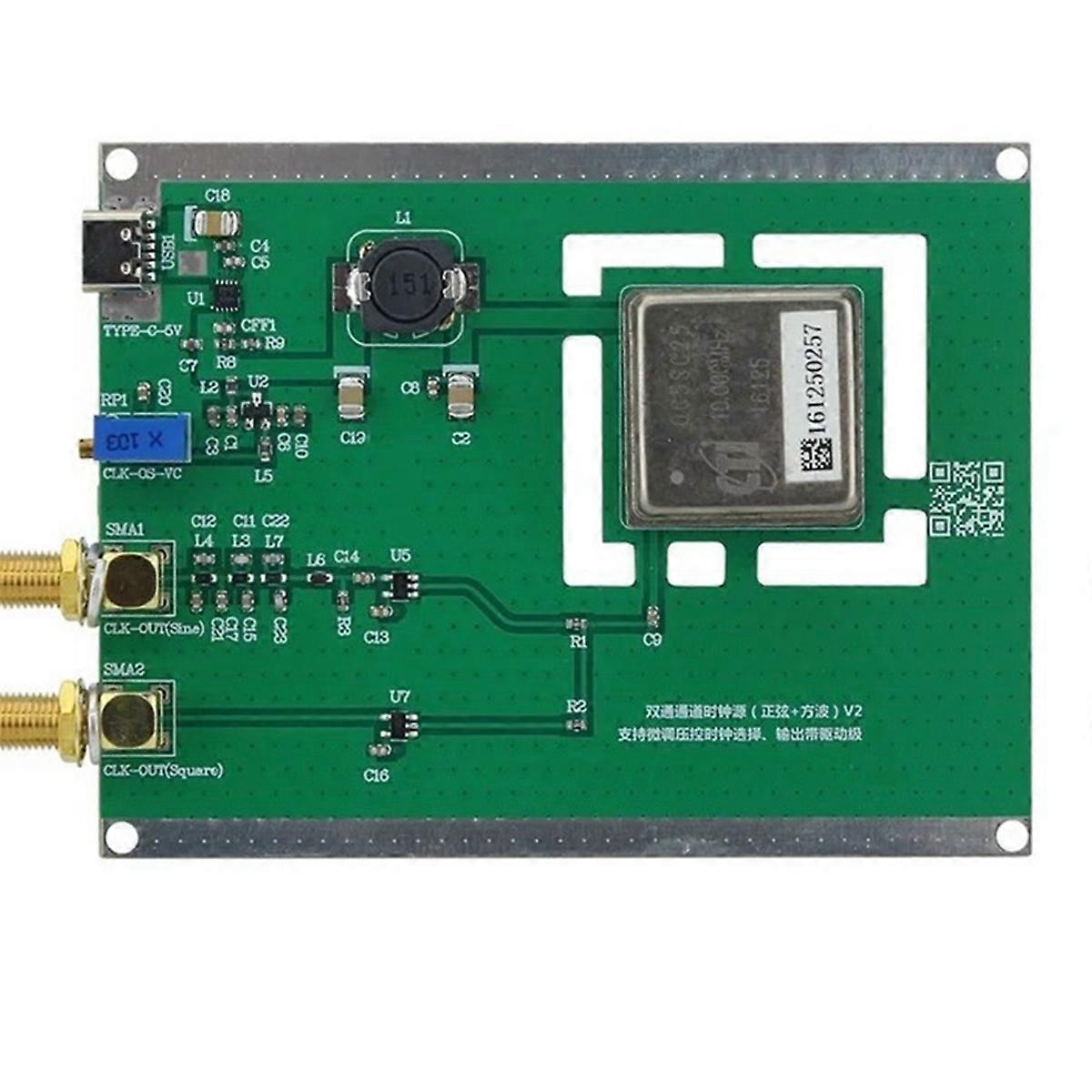 10MHz Output OCXO Board Frequency Standard and Type-C Cable Stable Constant Temperature Crystal Oscillator