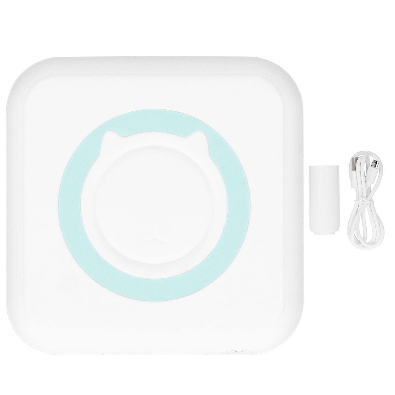 Mini Printer Thermal Portable Wireless Bluetooth Label Wrong Question Printing 200dpiGreen