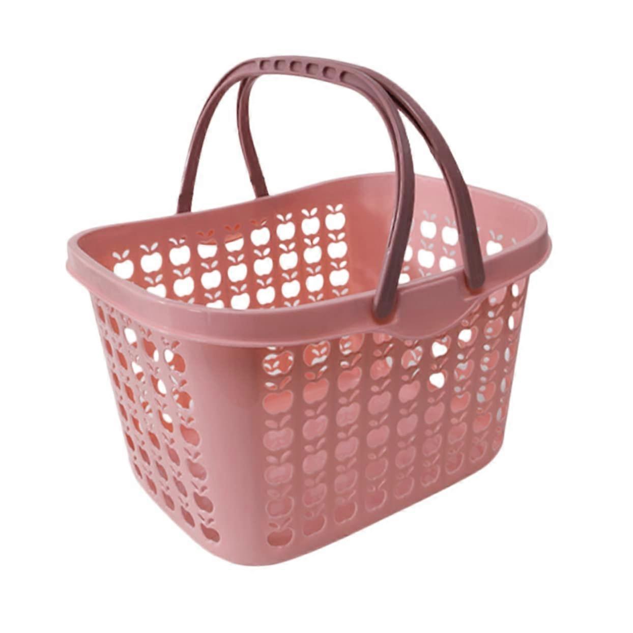 Basket For Shopping Storage, Plastic Shopping Basket, Stackable, Kitchen Storage Container, Home Supplies
