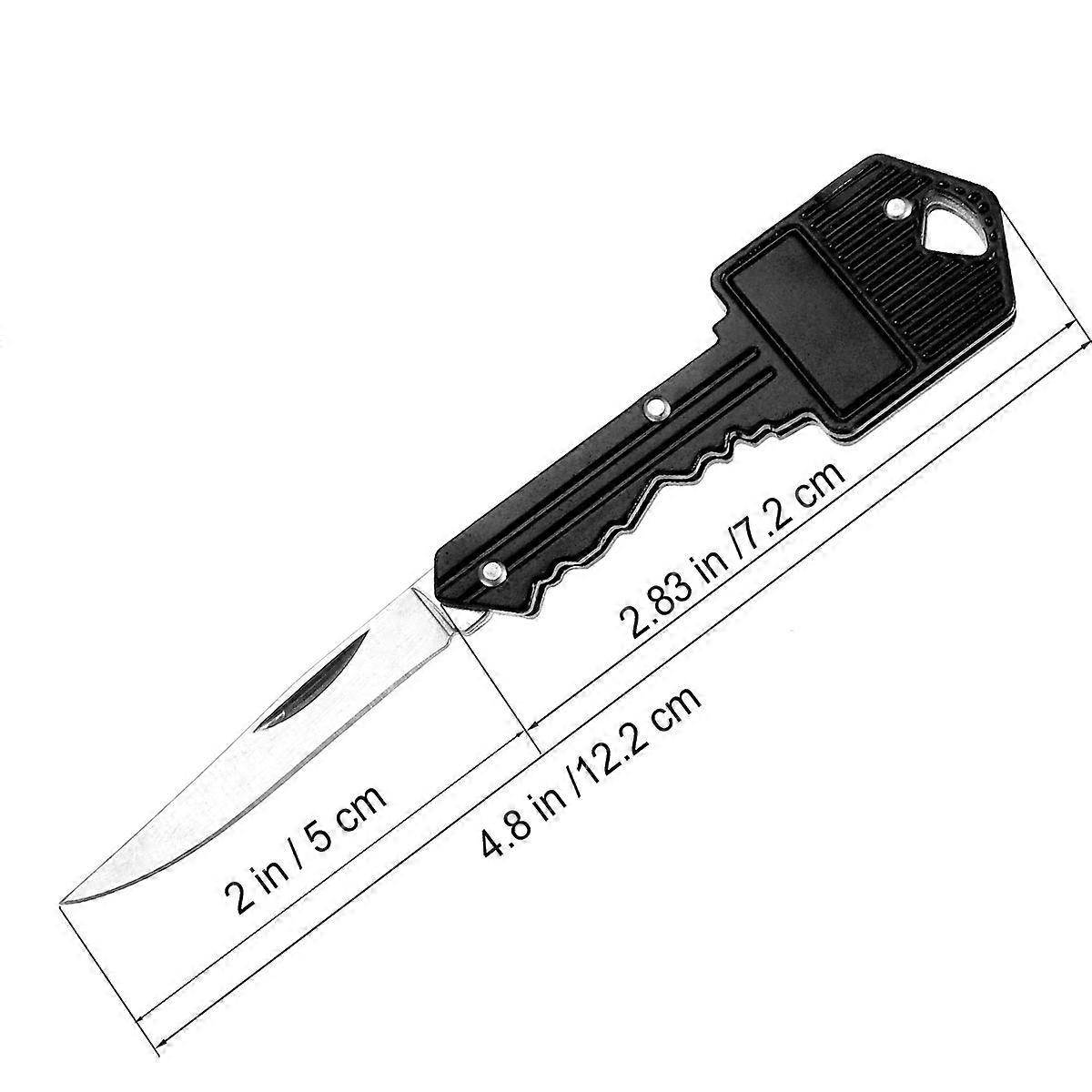 Key Stainless Steel Multi Functional for Survival Black