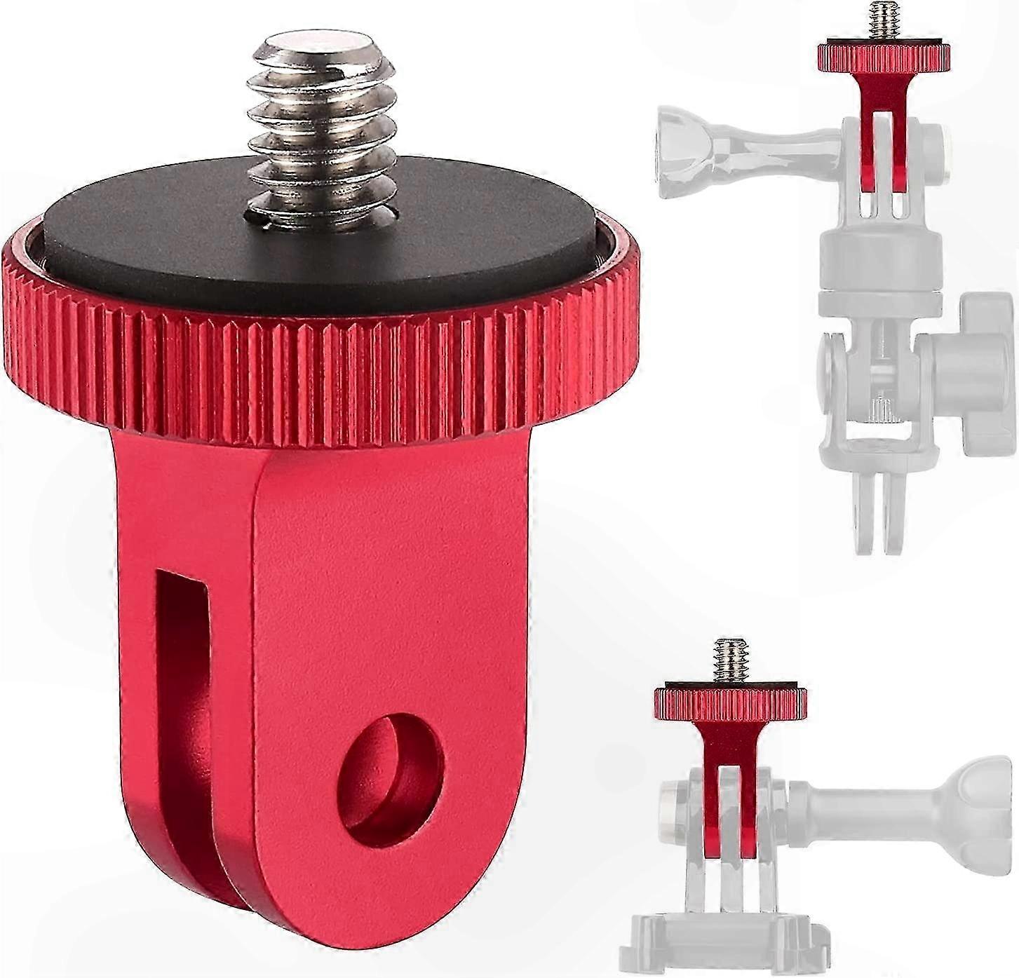 Action Camera Tripod Mount Adapter with 1/4"-20 Thread for Various Models