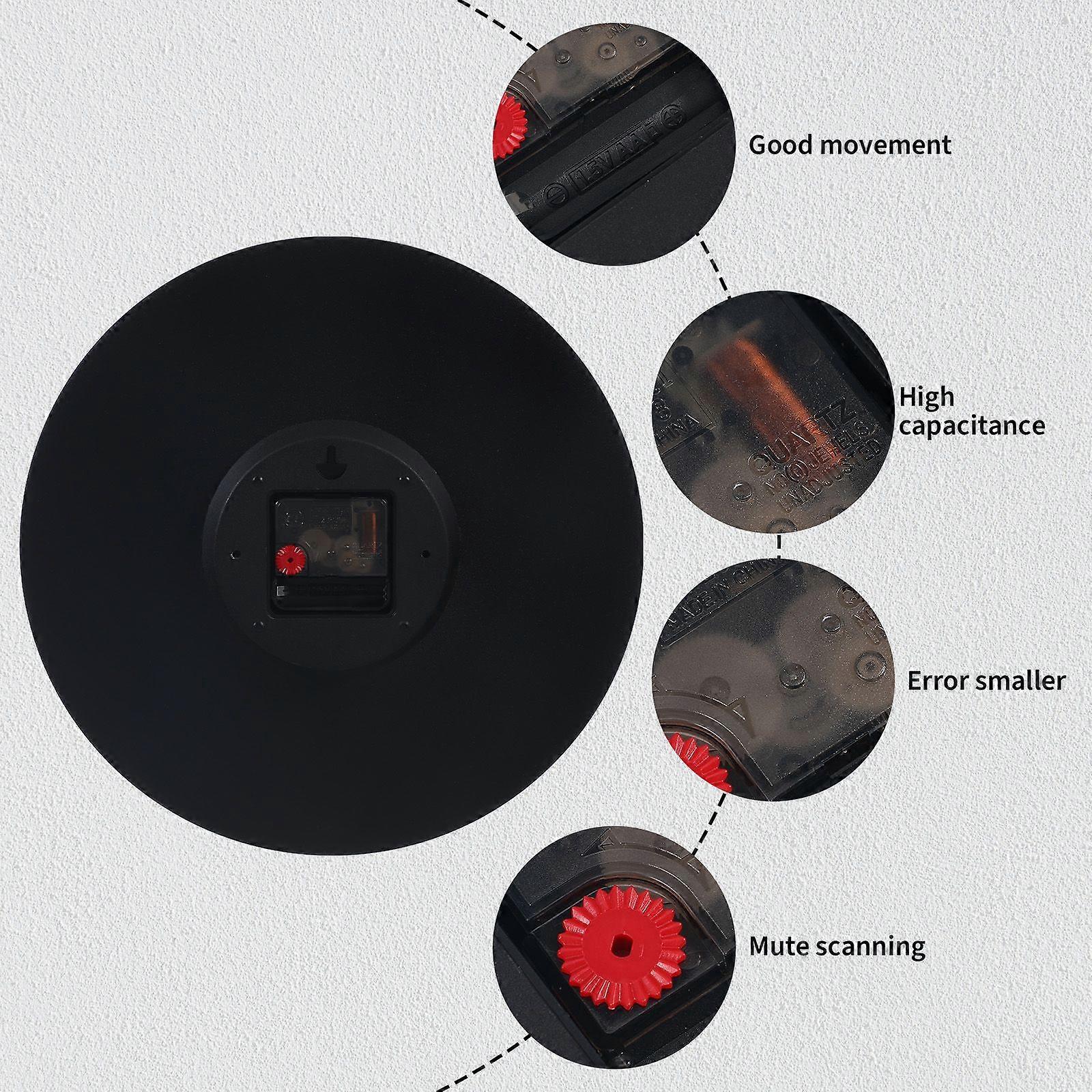 Creative Vinyl Record Shape Wall Clock Decorative Indoors Wall Clock Home Decor