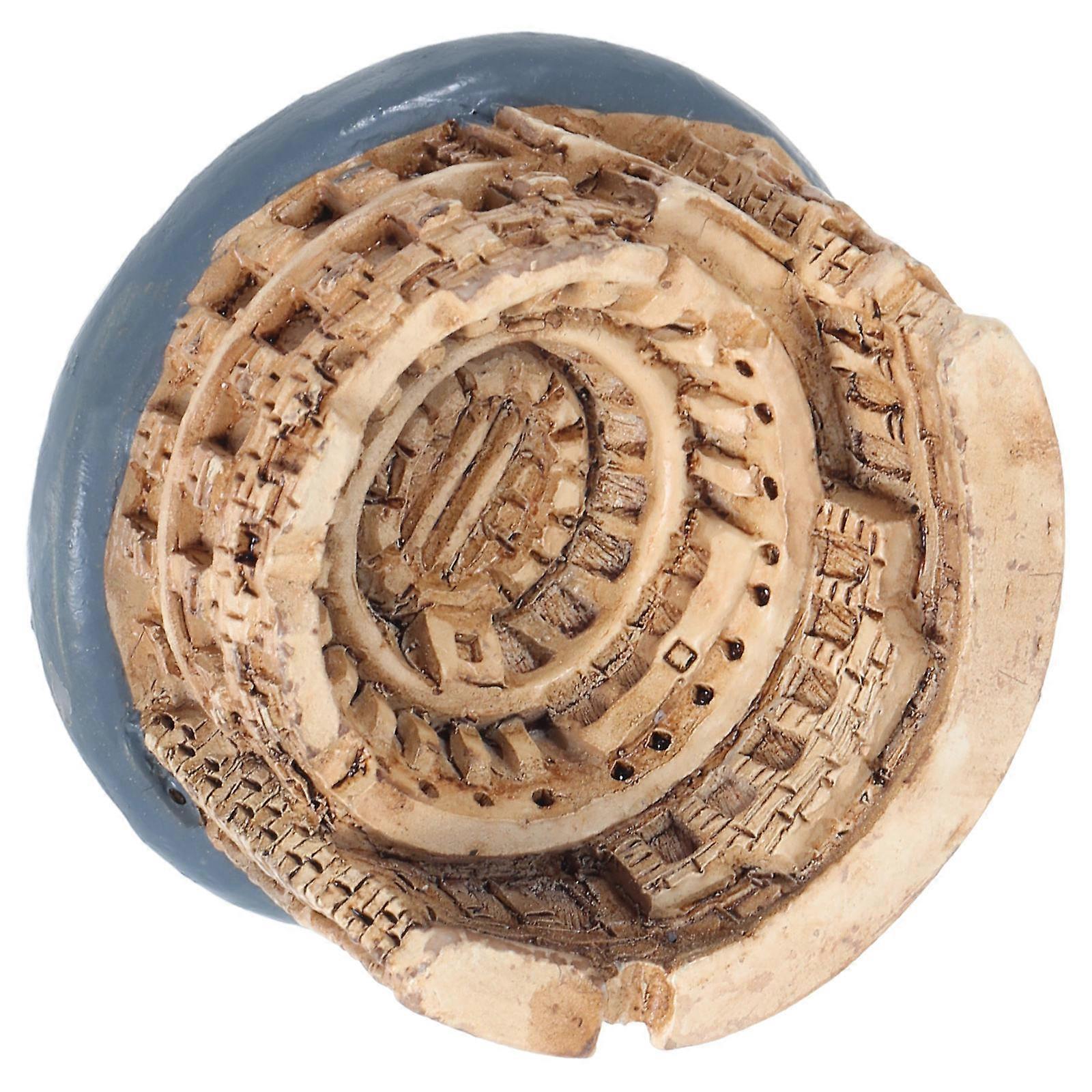 Roman Architecture Figurine for Decoration 5Pcs Resin Colosseum Miniatures