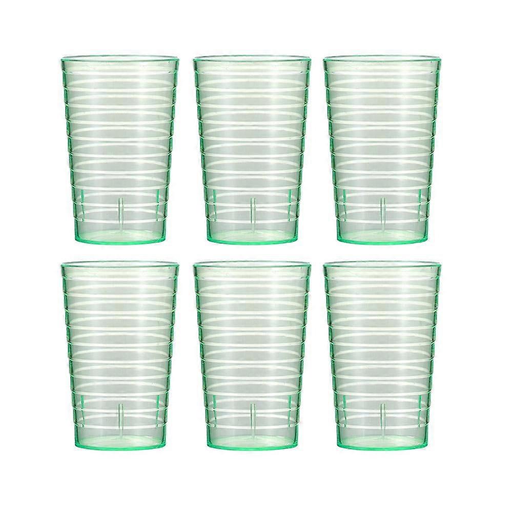 6pcs Cups for Acrylic High Grade Plastic Drinking Cups Plastic Water Glass е< ю# J3E5