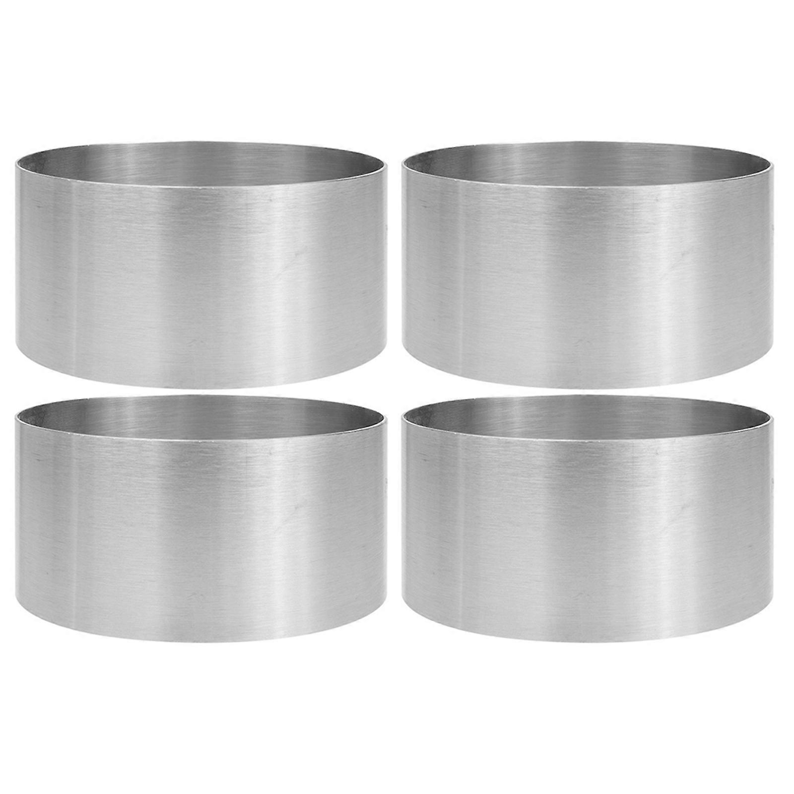 Cake Ring Stainless Steel for Baking 20Pcs Mousse Cake Tool