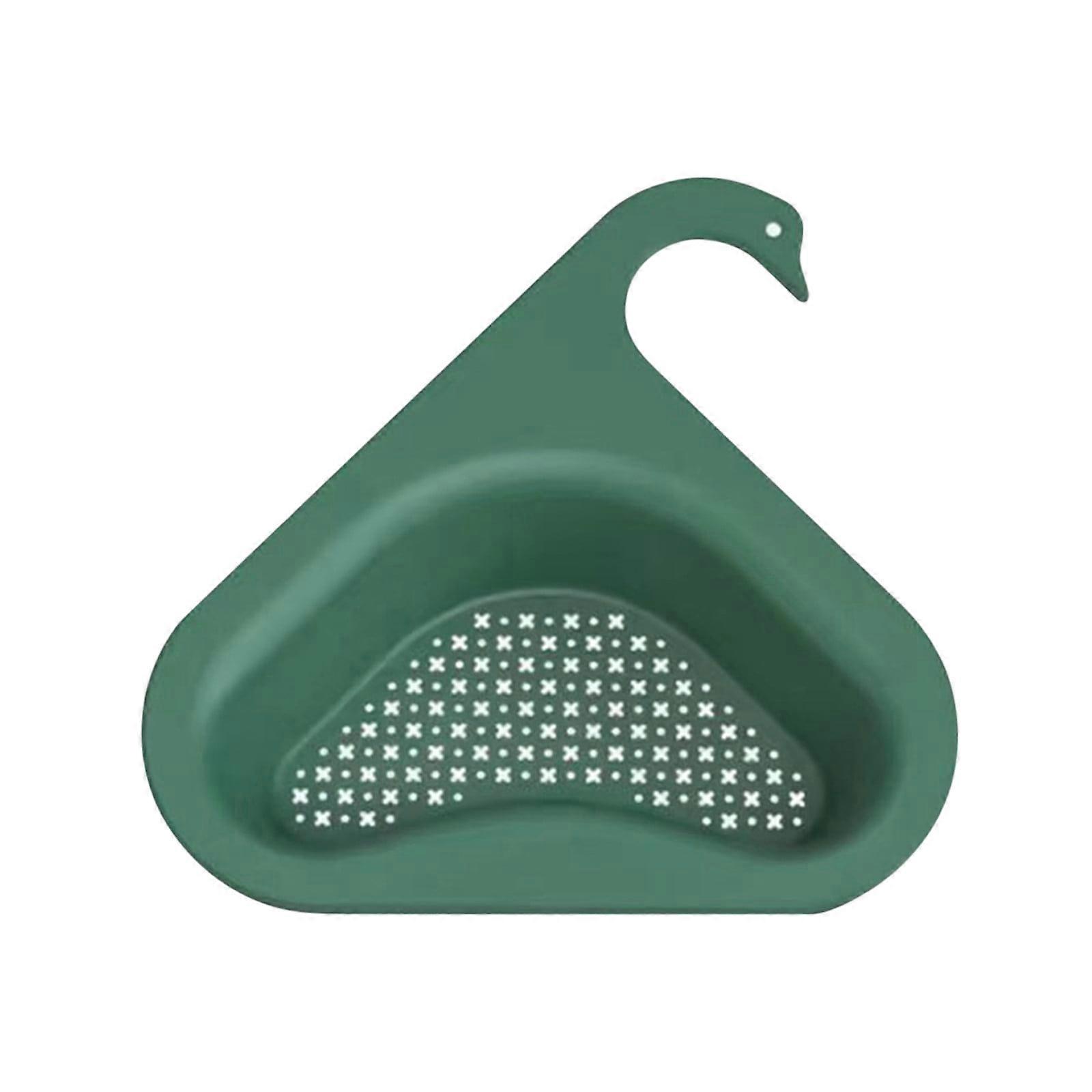 siubich Strainer Pro, Sink Strainer Basket, Kitchen Drain Basket with Faucet Hanging Filter, Compatible with Standard Faucets (Army Green)