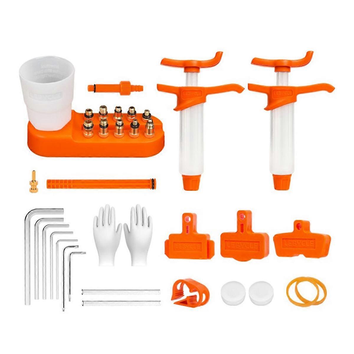 Road Bicycle Hydraulic Disc Brake Oil Change Tool for Brake Oil Bleed Tool System Use Mineral Oil B