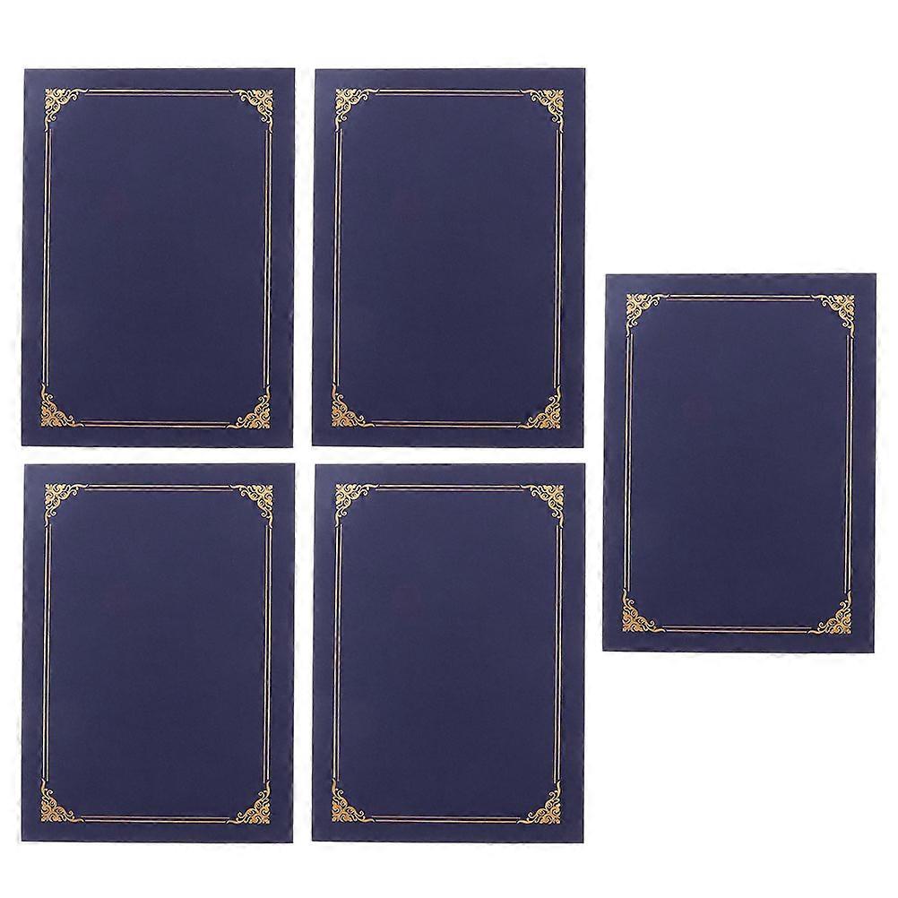 Paper Certificate Envelope Hold Certificates Diploma Cover .8x22.8cm For Graduation Ceremony 5Pcs