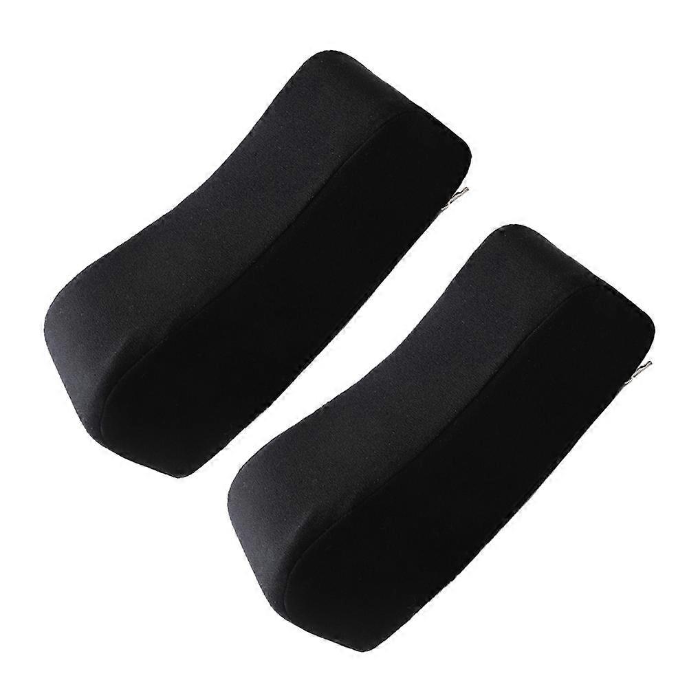 Game Chair Elbow Armrest Pads 2Pcs Memory Sponge Comfortable Cushions Random Style Black