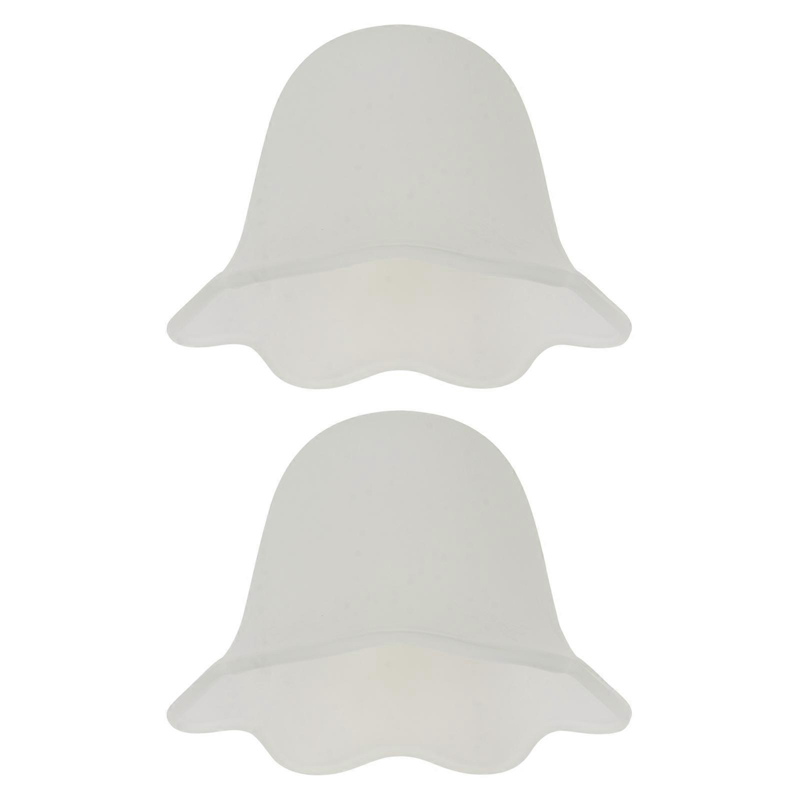 6 Pcs White Glass Light Shades For General Consumers Indoor Ceiling Lamps Diffuse Lighting Durable Structure