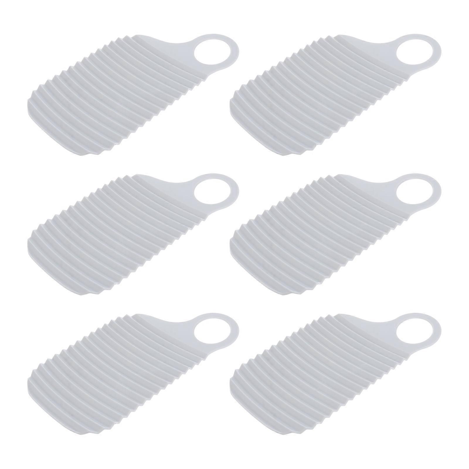 Clothes Washing Board Stripe Texture for Laundry 12Pcs Portable Washboards