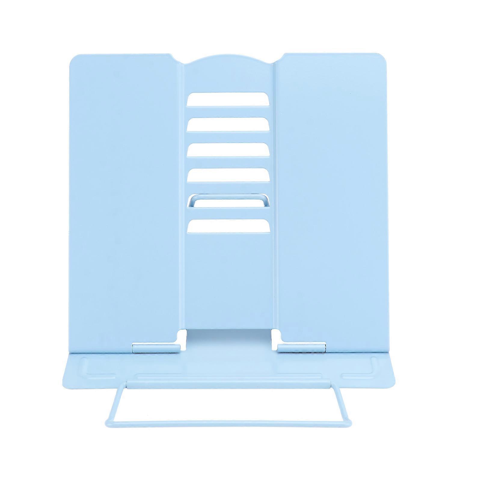 Reading Rack Simple Bookshelf For Children's Reading Shelf Blue Rectangular Display Books 1Set