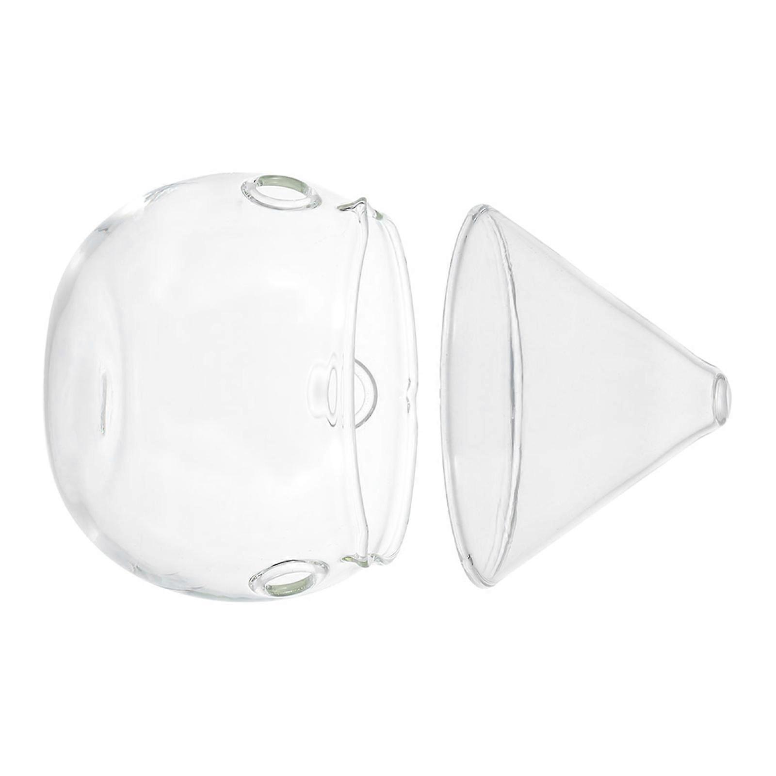 Transparent Glass Salad Bowl for Food Serving 5Sets with Ice Container