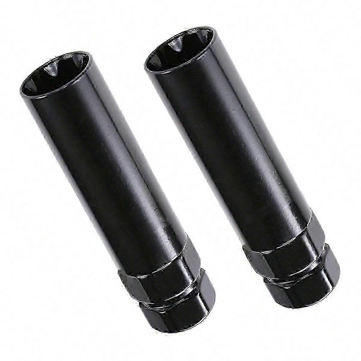 Fuel Wheel Lug Nut Key 7 Spline Sockets Wrench Replacement Aftermarket Lug Nuts for 14x1.5,14x2