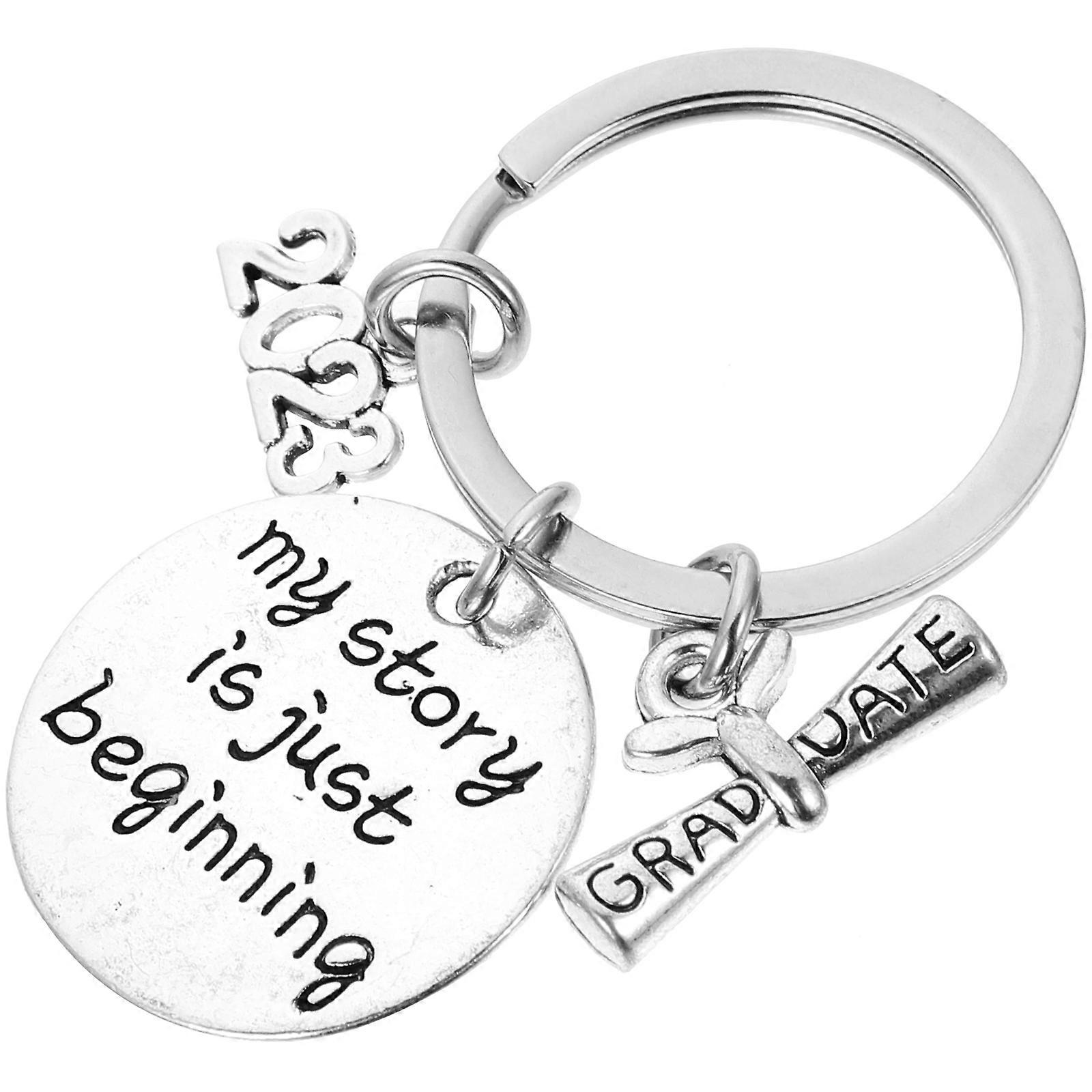Graduation Cap Keychain Daily Use For Seniors Elegant Design Break Resistance 1Pack