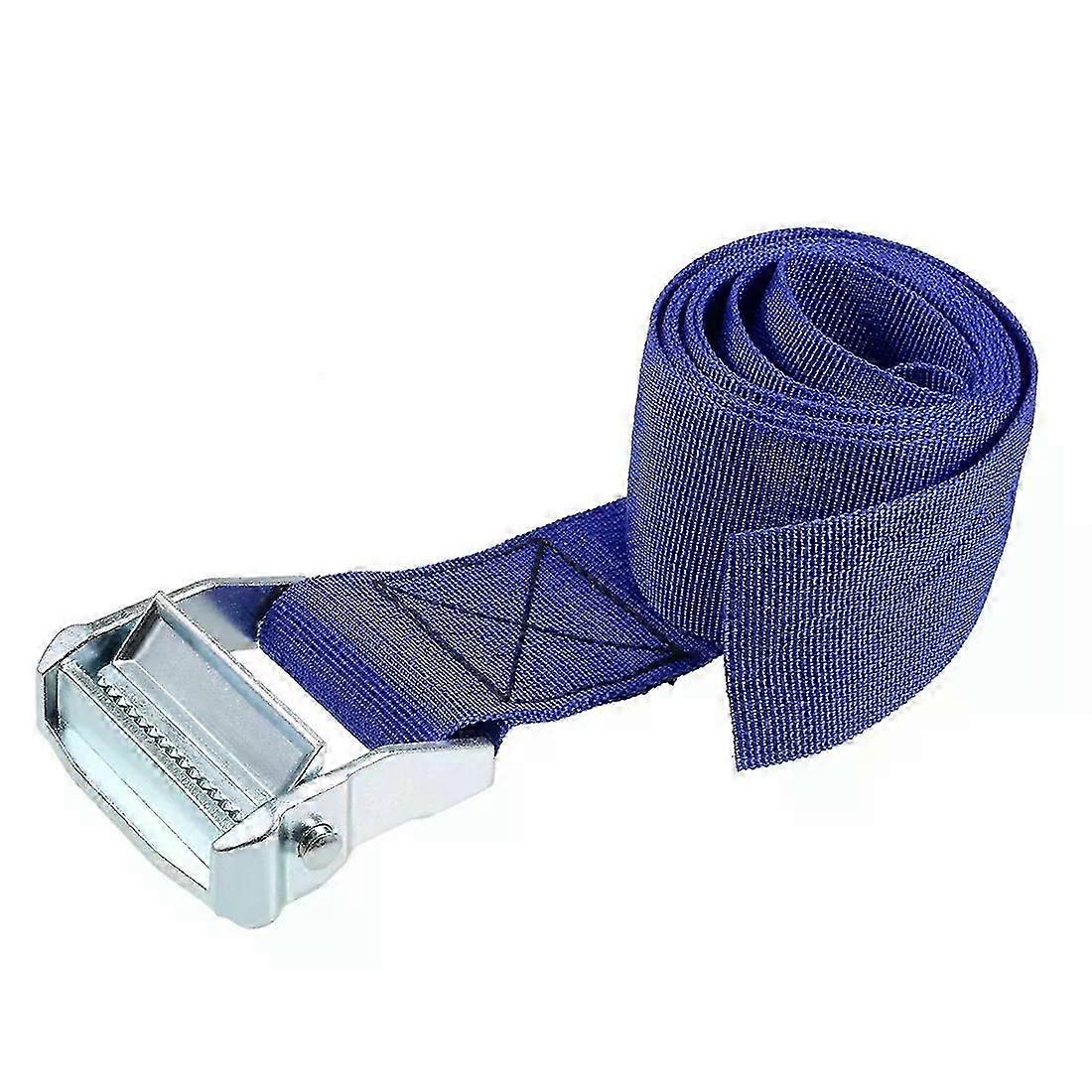 15M x 5cm Lashing Strap Cargo Tie Down Straps with Cam Lock Buckle 500Kg Work Load Blue