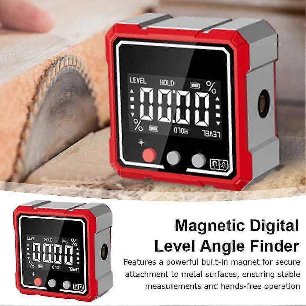 Angle ruler with magnetic meter digital display 2025