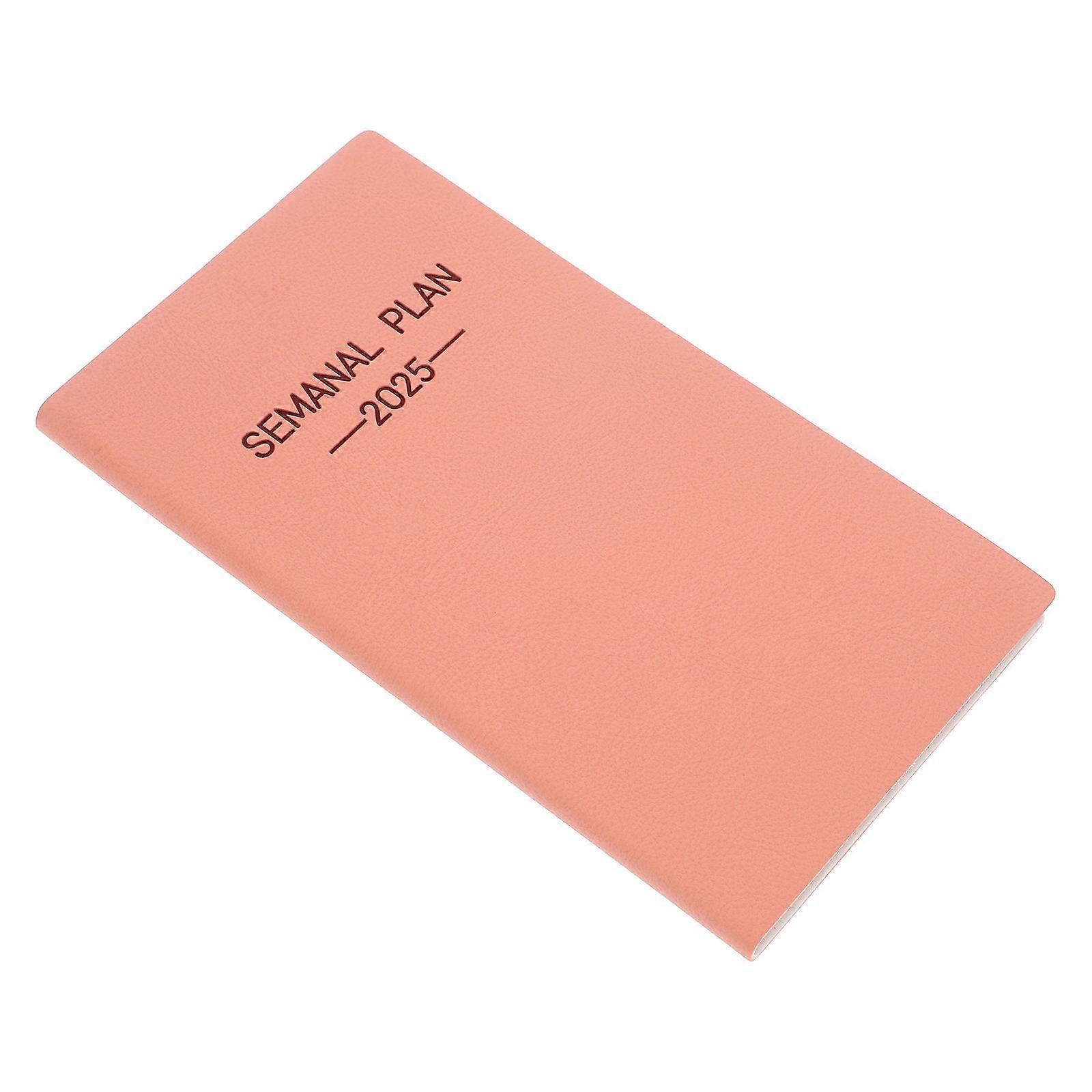 Weekly Schedule Pad Planner Notebook for Daily Tasks 4Pcs Pink