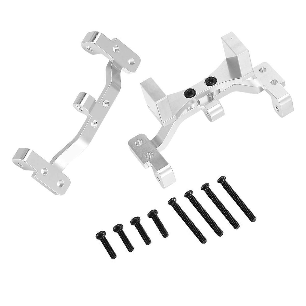 Pull Rod Base Seat Axle Up Bracket for WPL C14 C24 1/16 RC Car,Silver