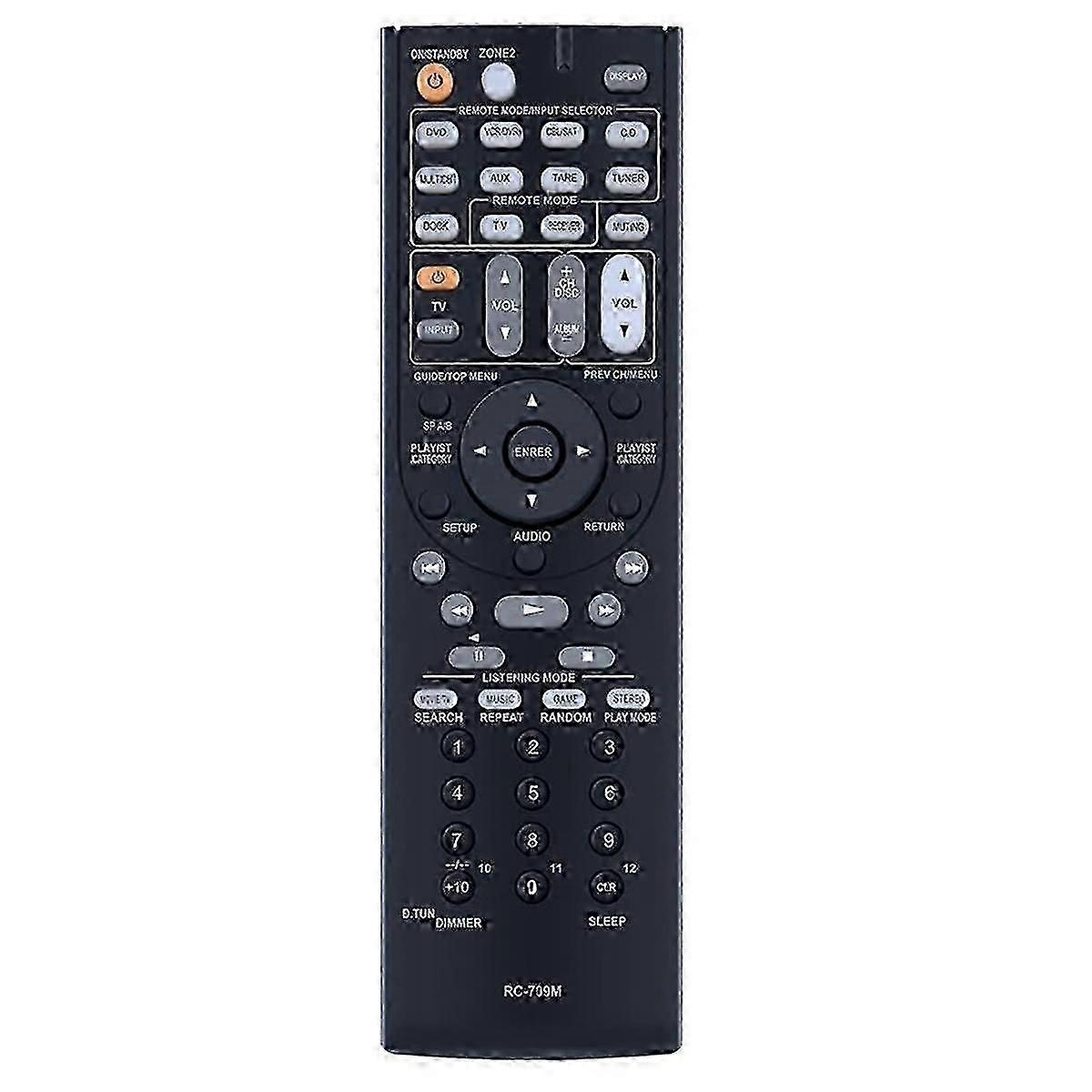RC-709M Remote Control Replacement Compatible with AV Receiver RC-737M RC-765M TX-SR507 TX-SR606 TX-