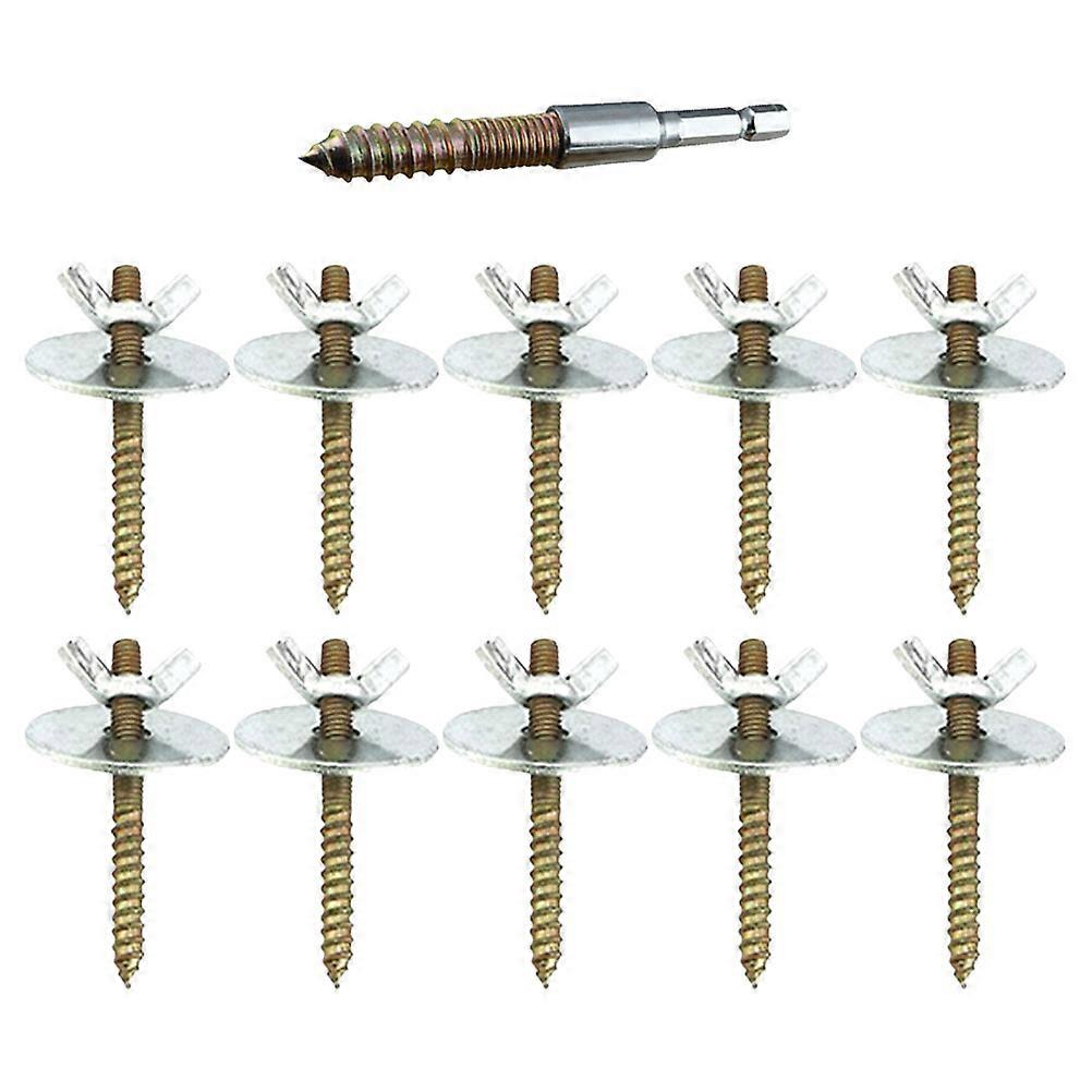 Bird Perch Screws for Cage Fixing Made of Metal with 1Set Hardware