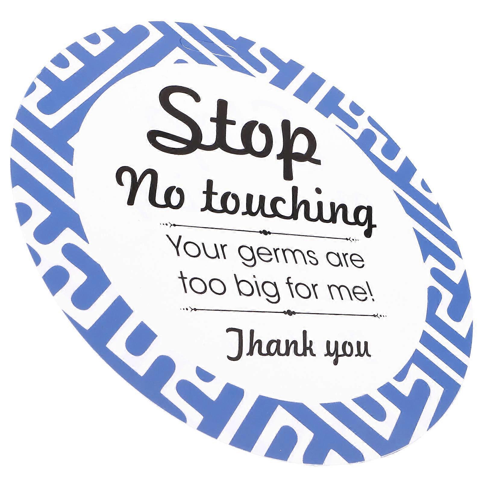 Warning Sign Caution Sign No Touching Sign For General Users 1Pack