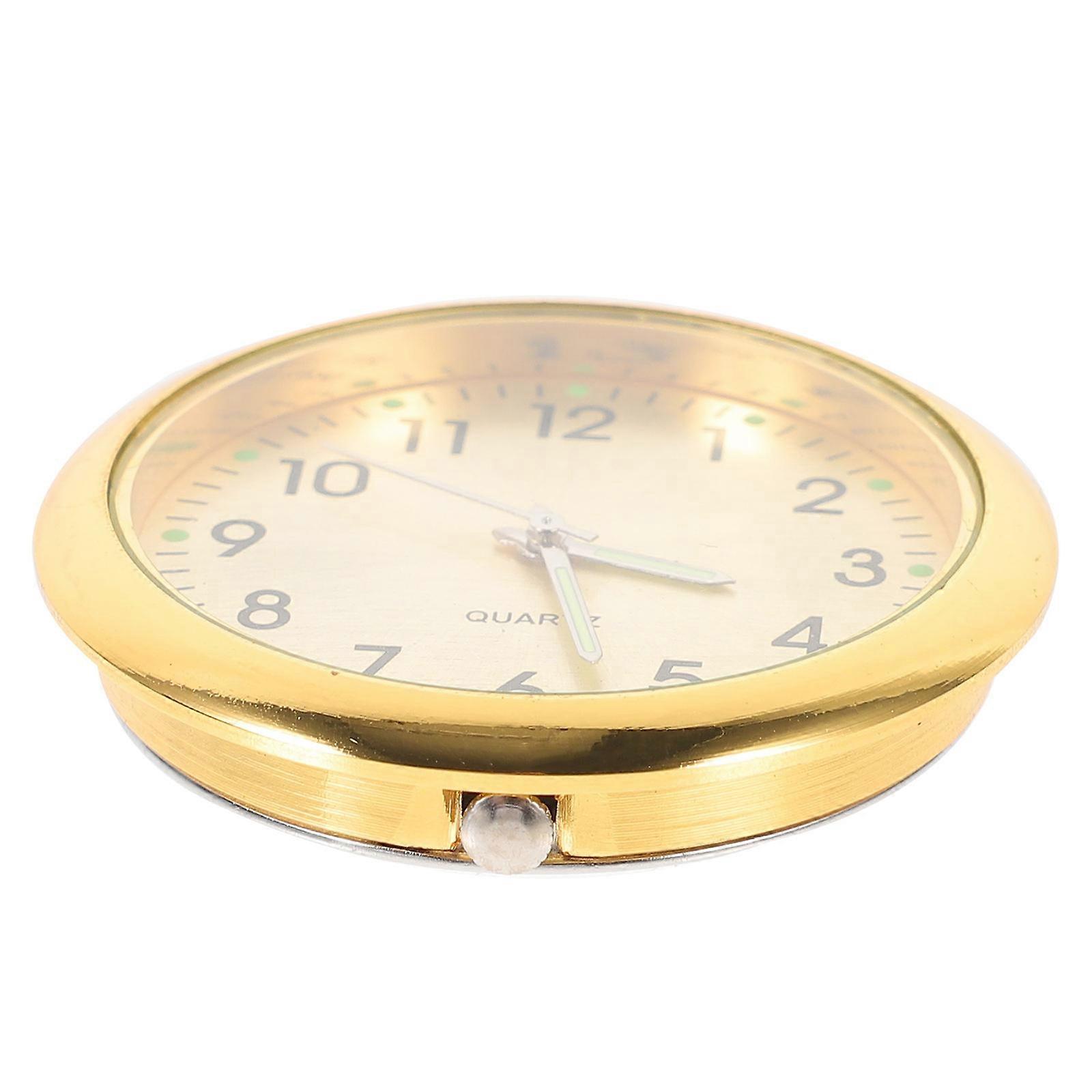 2Pcs Doll House Miniature Wall Clock for Decor Round Clock