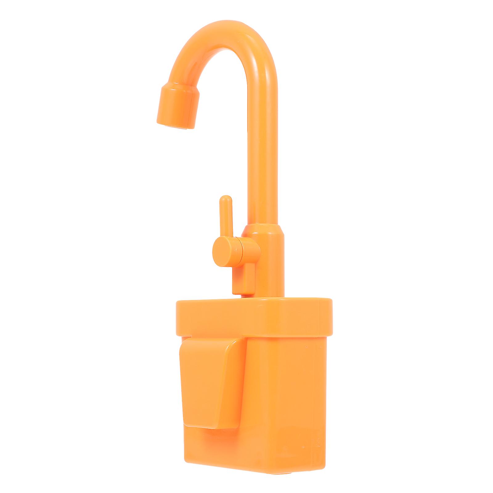 Portable Pretend Play Faucet Toy For Children Development Encouraging Creativity 10.6X5.5X2.4In 1Pack
