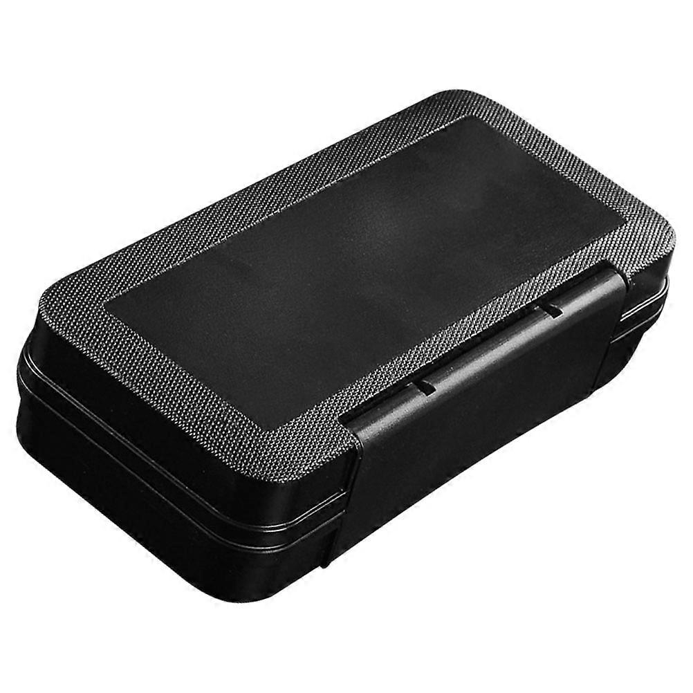 Portable Case Black Plastic Small Cigar Humidor Box for Home Use