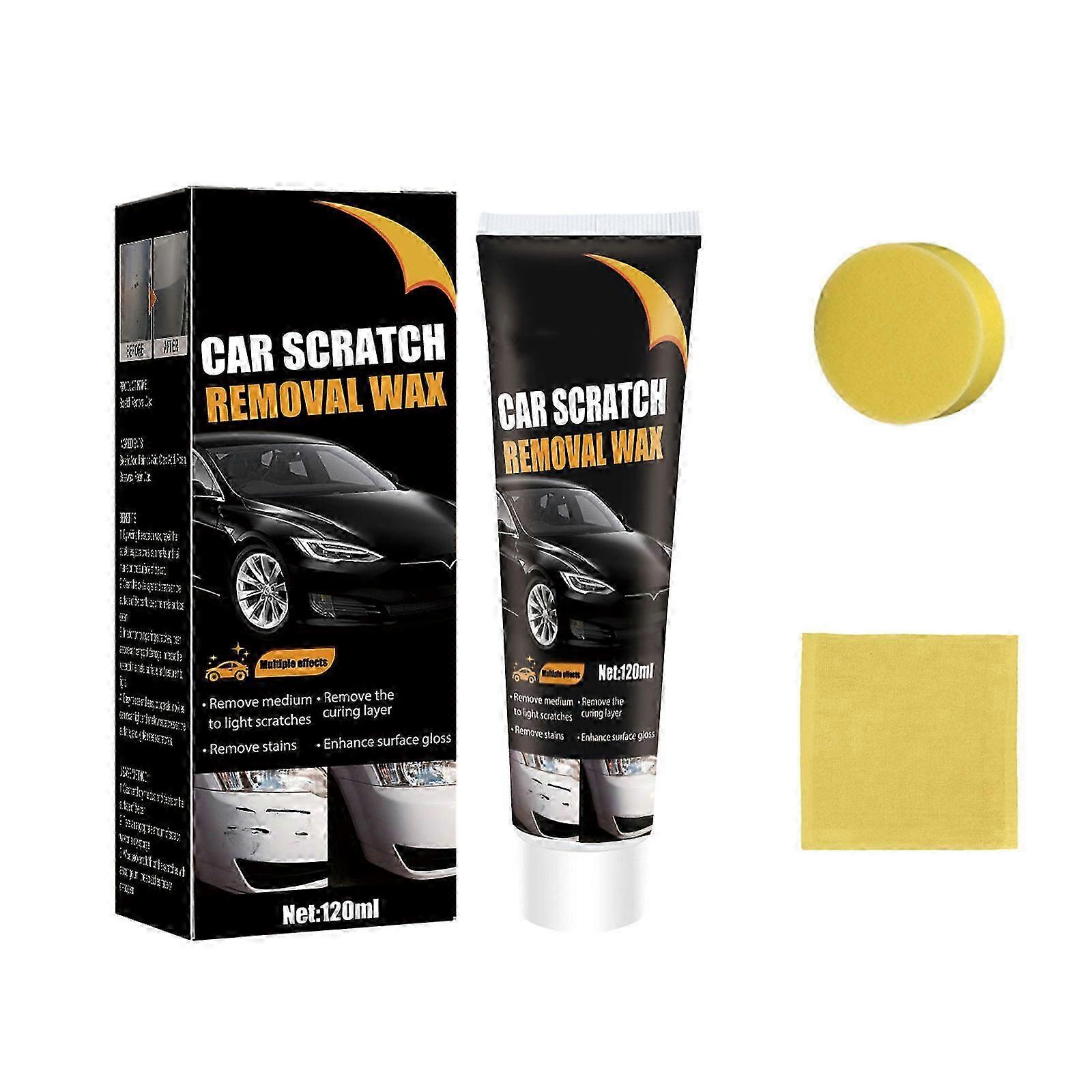 Scratch Removers for Vehicle Car Scratch Repair Wax/Cream/Lotion Polishing Auto Grindings Repair Agent with Sponges Clean 25-26s