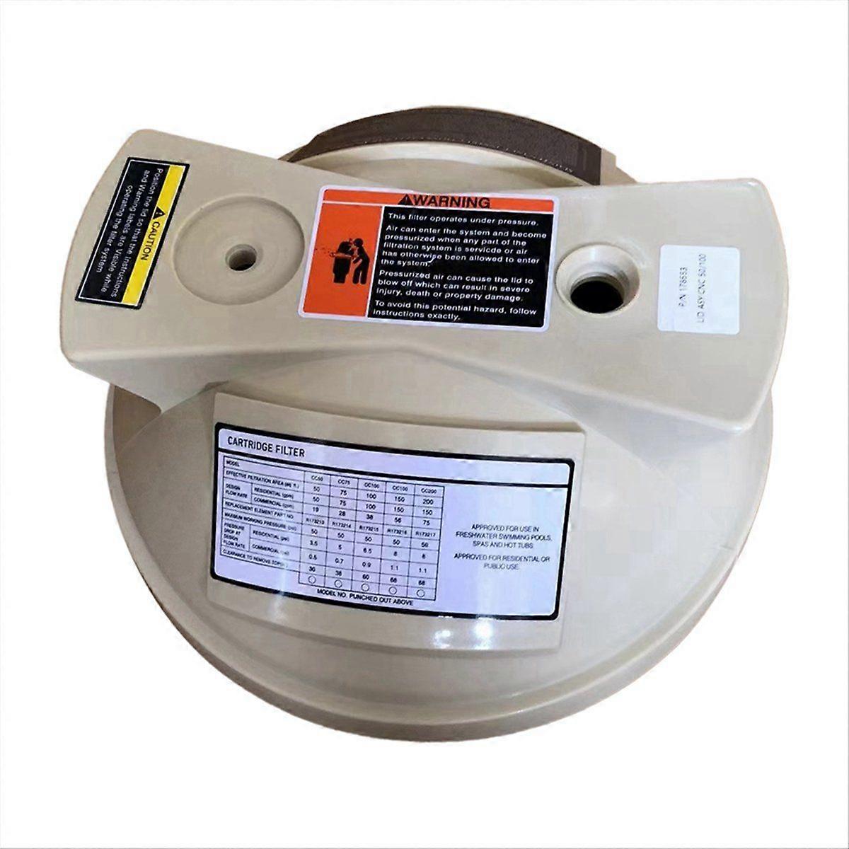 Lid Assembly for and Spa Filter