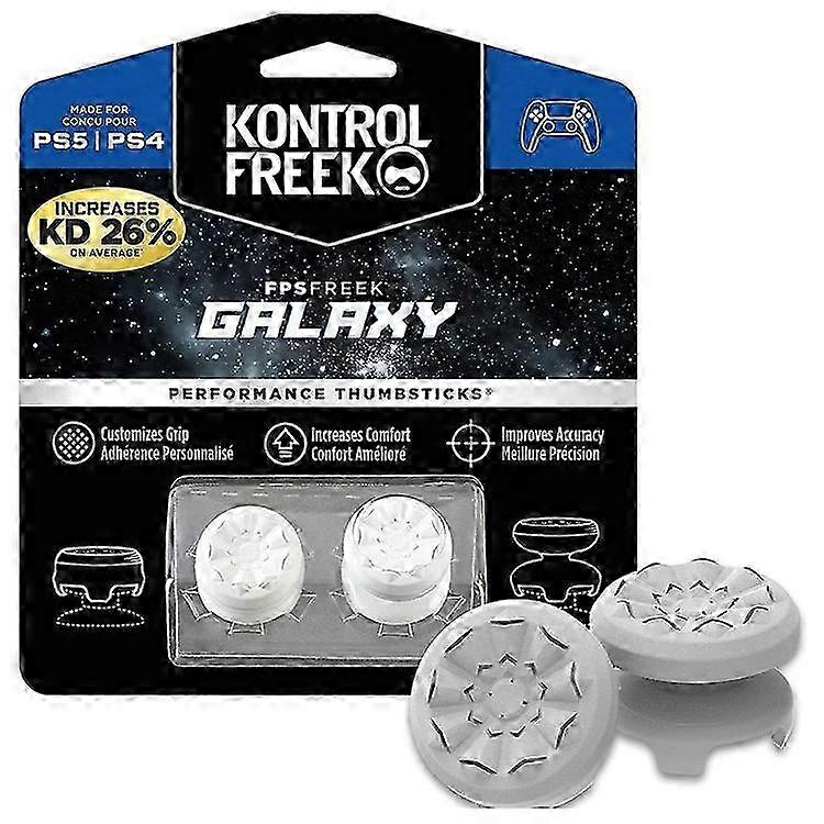 KONTROLFREEK 1 Pair Compatible For Sony PlayStation 5 / 4 Game Controller Thumbstick Extender FPS Ga