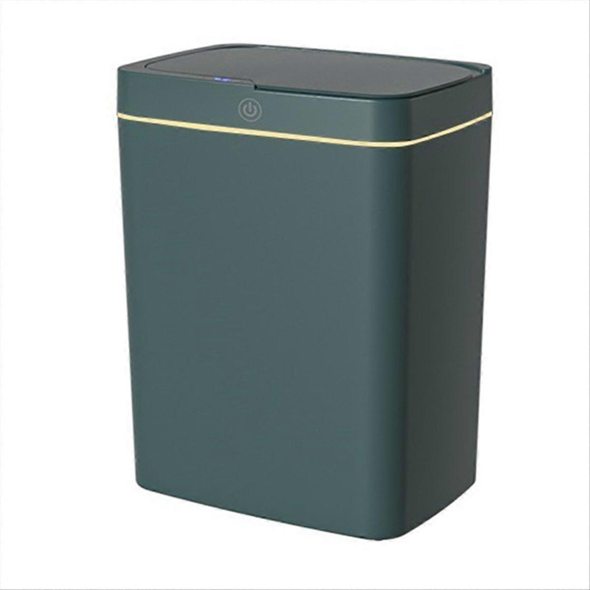 Trash Can Touchless Sensor Trash Can green