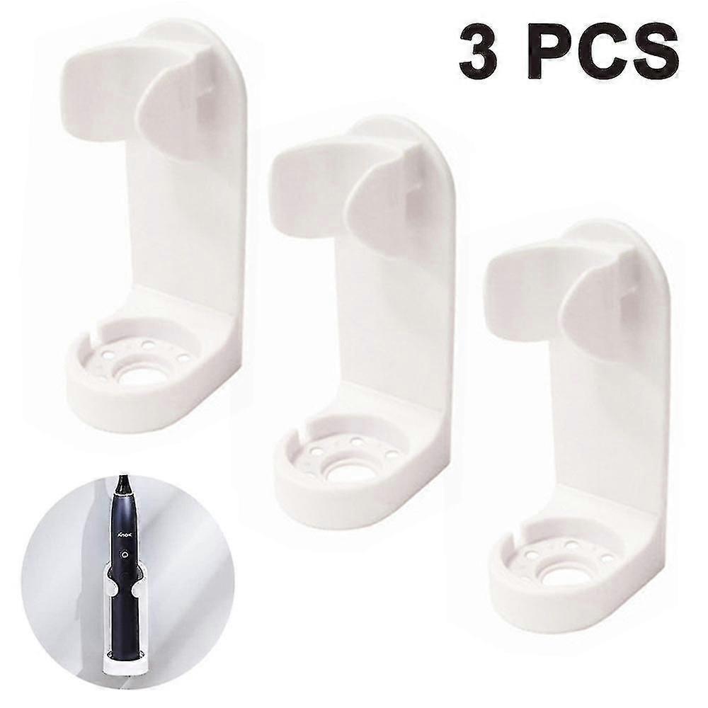 3 Pack Electric Toothbrush Holder Toothpaste Rack Compatible With Bathroom Shower